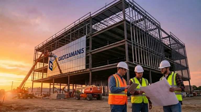 New building construction