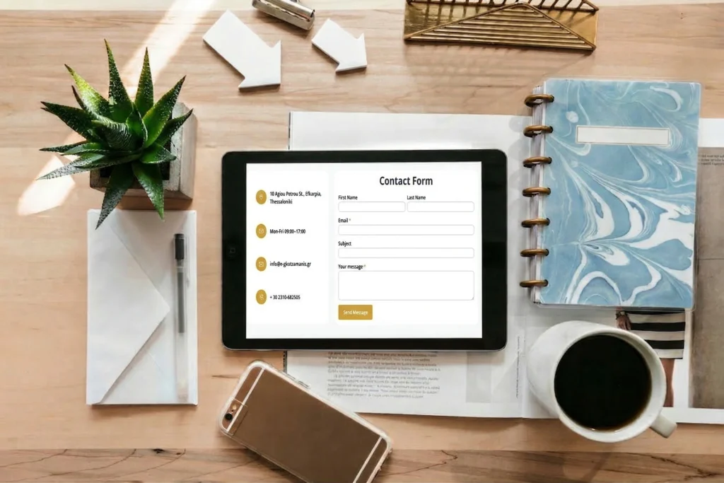 Contact information and location map for Gkotzamanis Constructions company.